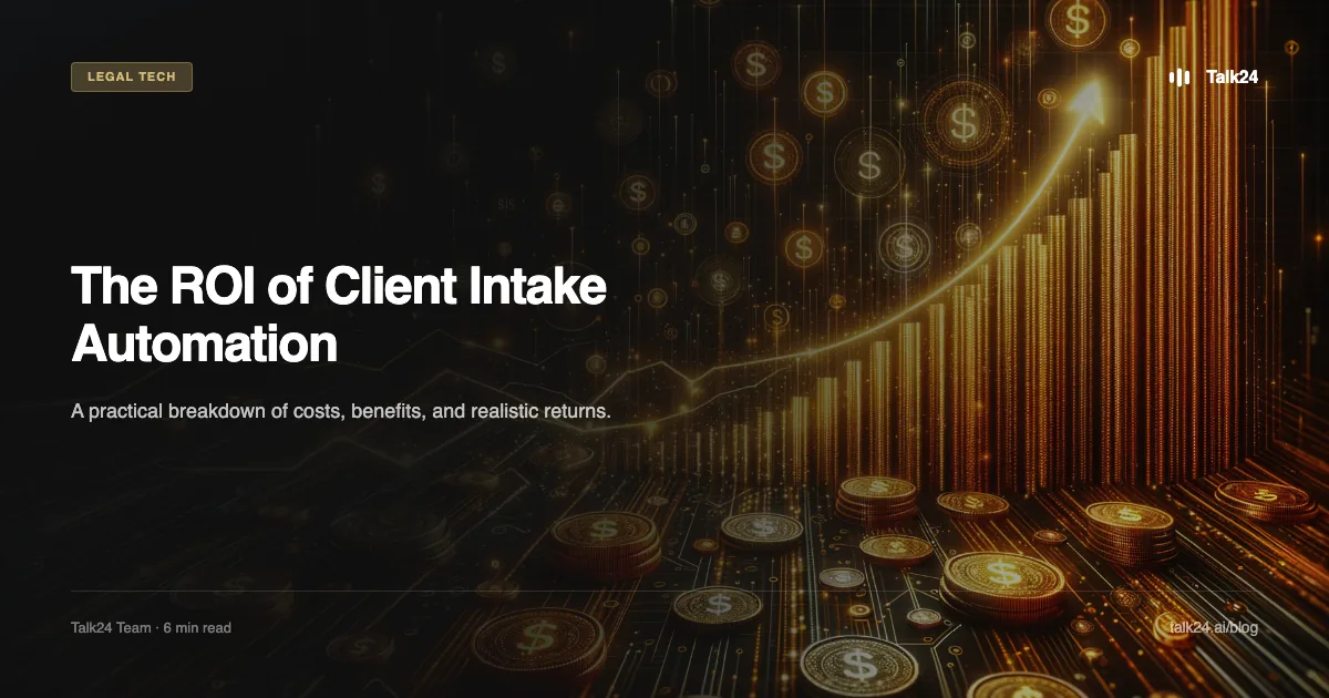 The ROI of Client Intake Automation